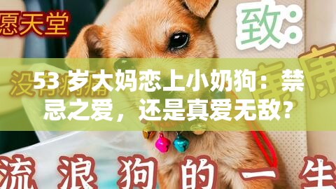 53 岁大妈恋上小奶狗：禁忌之爱，还是真爱无敌？